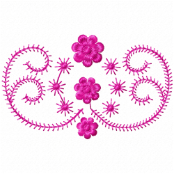 Flowers And Tree Embroidery Design 12 Flowers And Tree Embroidery Design 12